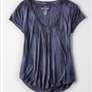 Soft Blue and Gray Tee